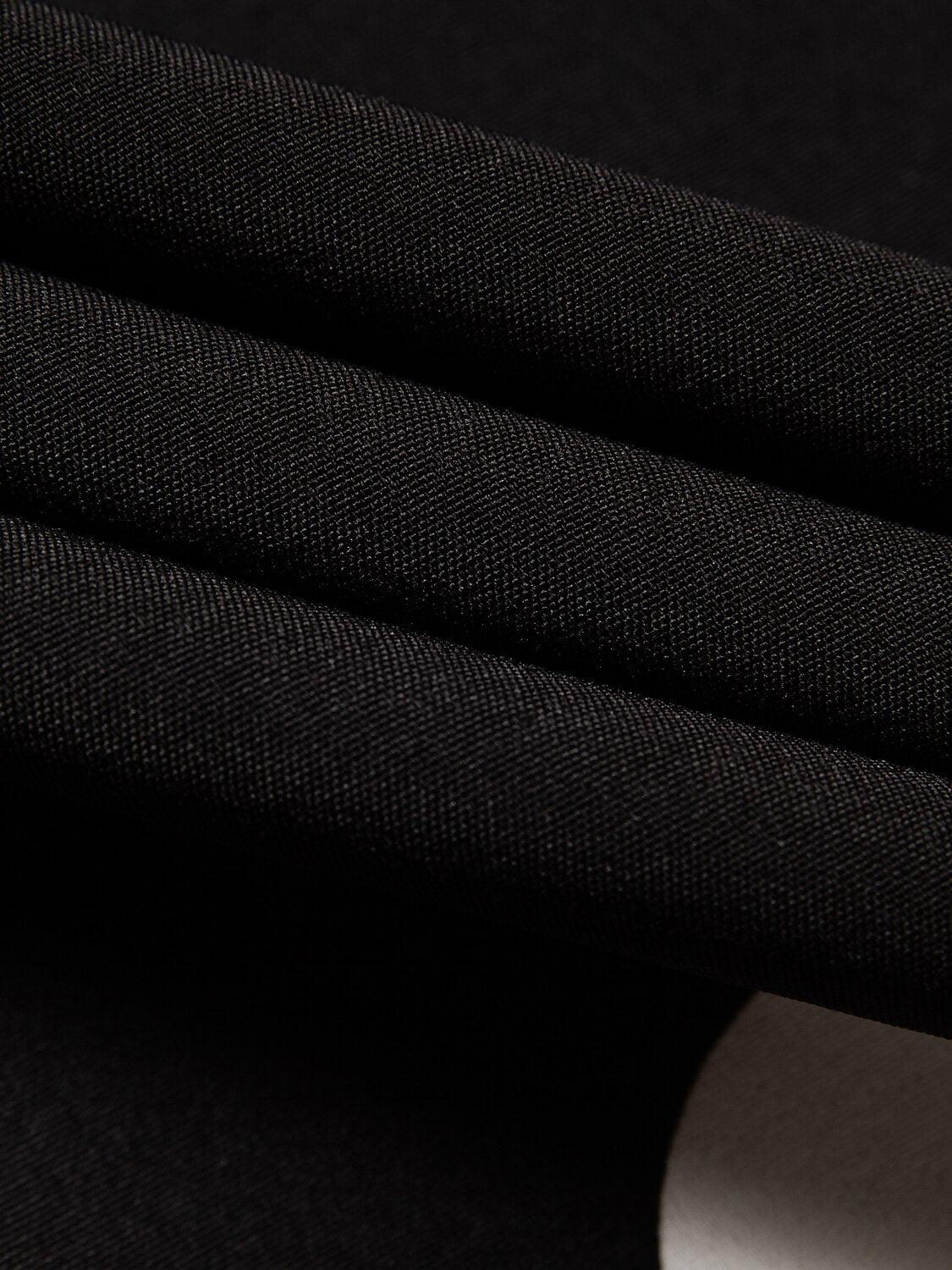 Black Polka Dot Print Asymetric Hem Off-Shoulder Dress